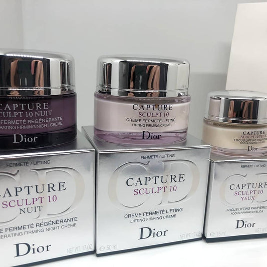 Dior capture sculpt   10 cofanetto 3 creme nuit/fermèt/yeux