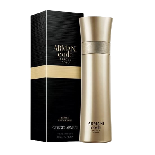 ARMANI CODE ABSOLU GOLD PARFUM POUR HOMME 110 ML DA UOMO SCATOLATO